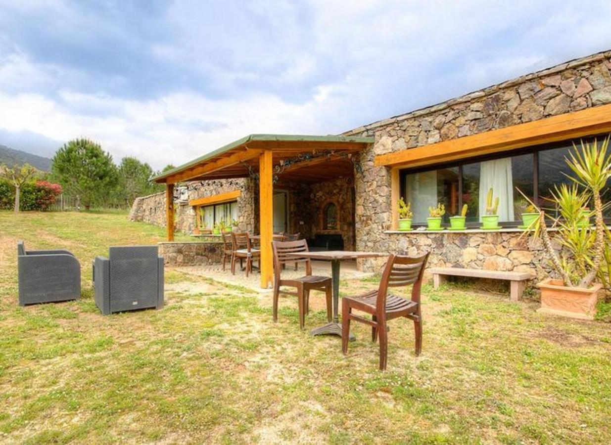 Studio Confortable Avec Vue Sur La Montagne A Moltifao 30M² Jardin Bagian luar foto